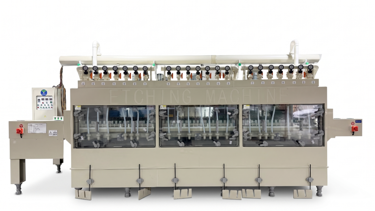 Metal etching machine