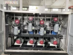 Ceramic substrate cleaning and brushing machine