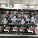 Ceramic substrate cleaning and brushing machine